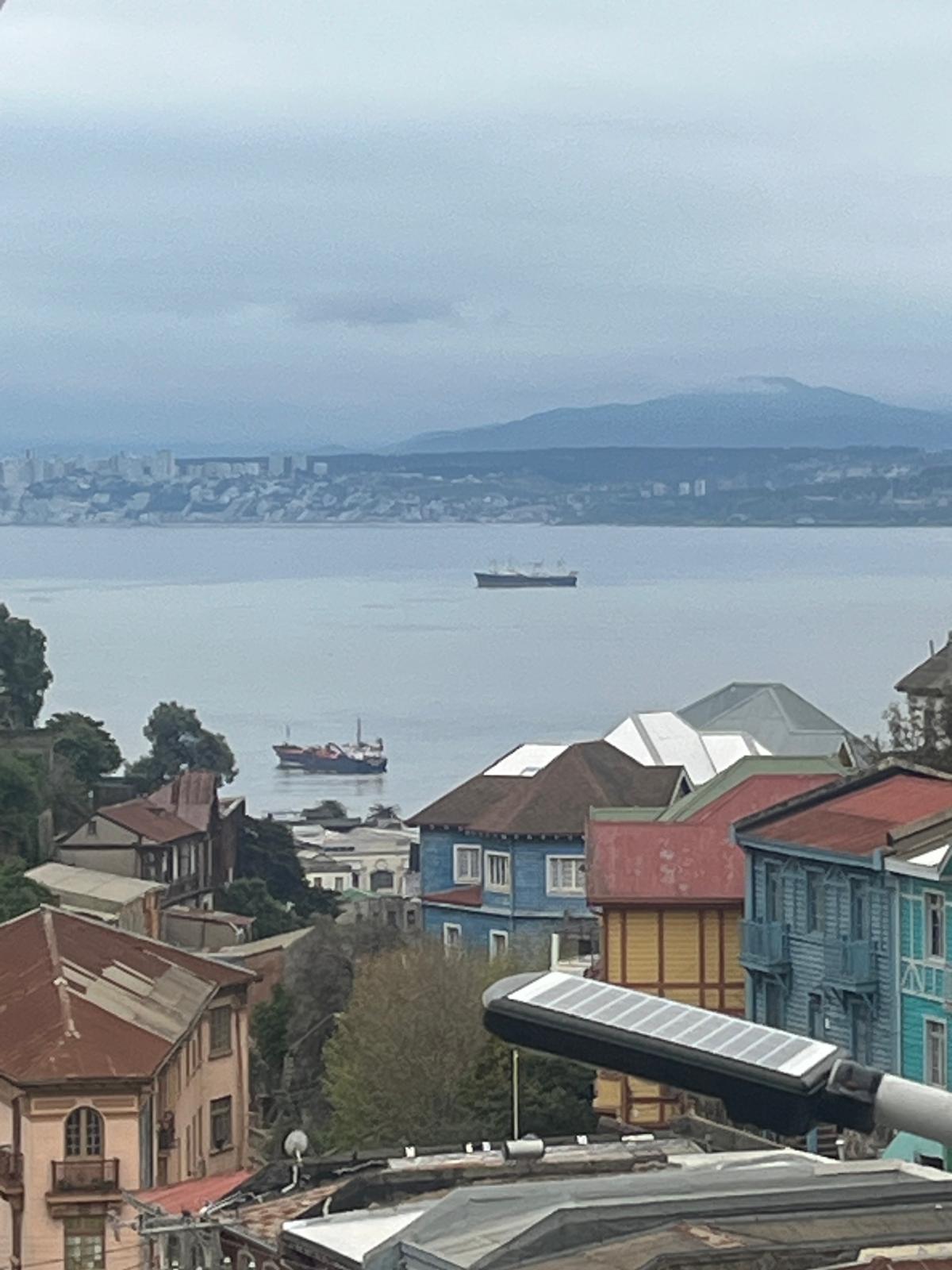 Segunda vista hacia la bahía desde la propiedad